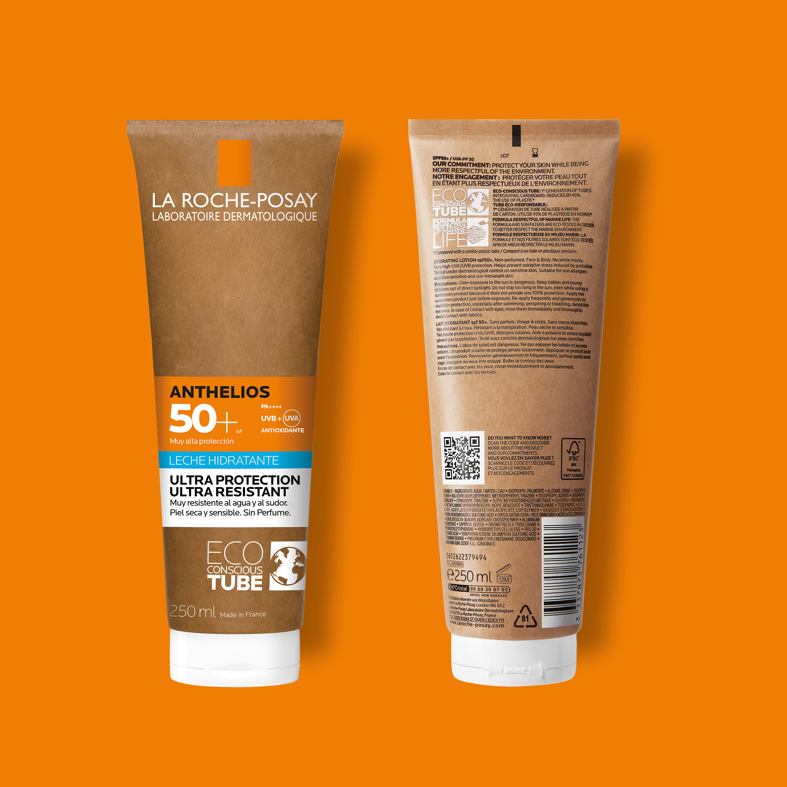 Imagen de ANTHELIOS WET SKIN LOCION SPF50+ -40% 2 UNIDAD