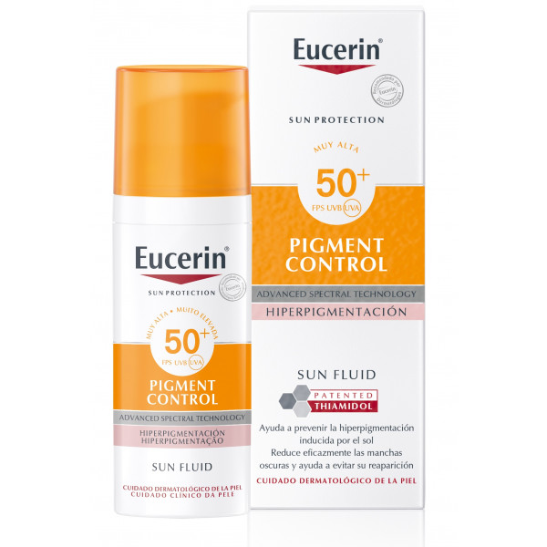 Imagen de EUCERIN SOLAR FLUIDO PIGMENT FPS50+ 50ML