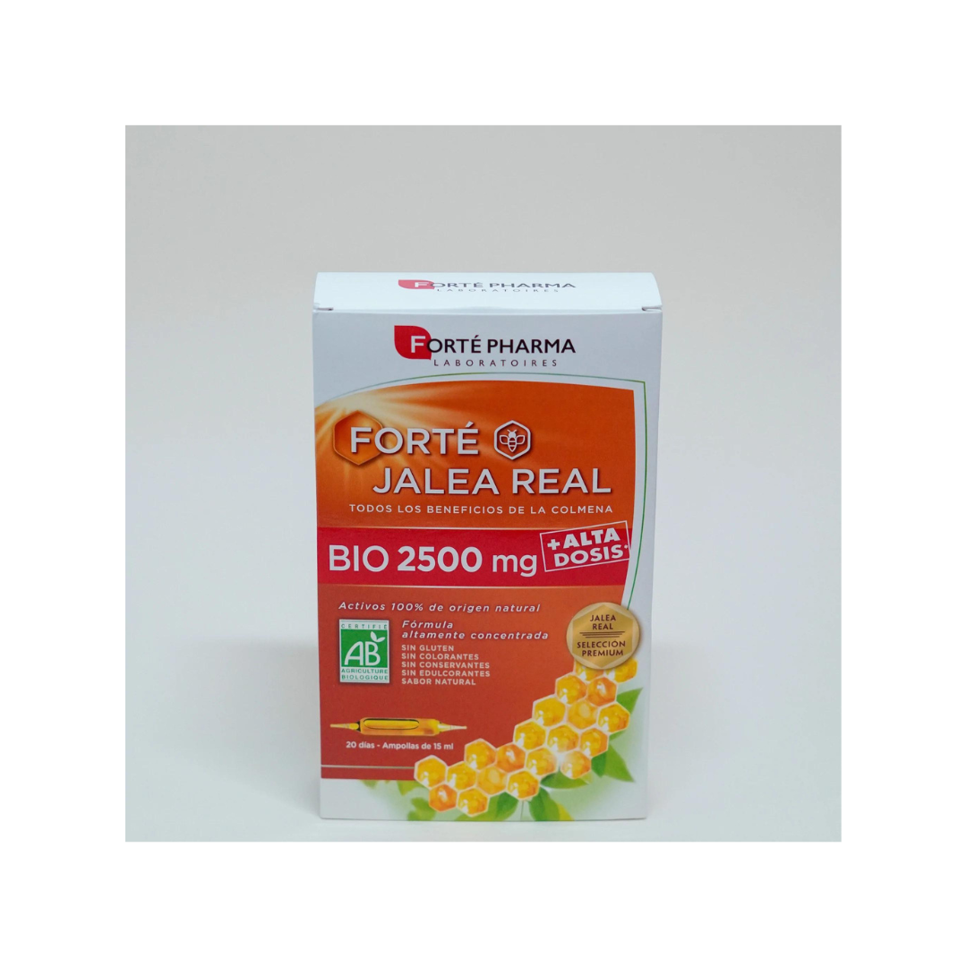 Imagen de FORTE JALEA REAL BIO 2500 MG 20 AMPOLLAS