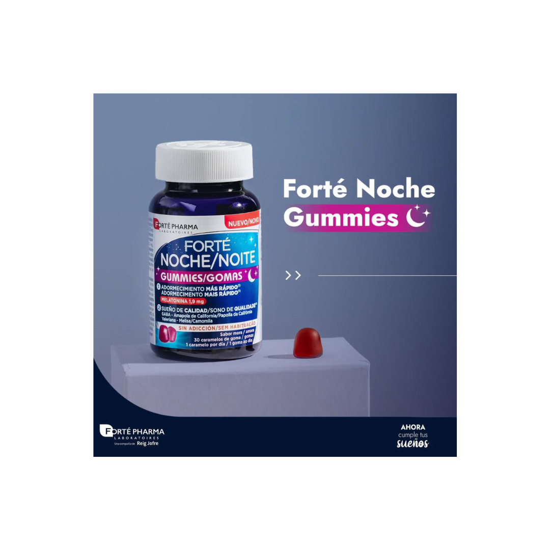 Imagen de FORTE NOCHE GUMMIES 30 CARAMELOS