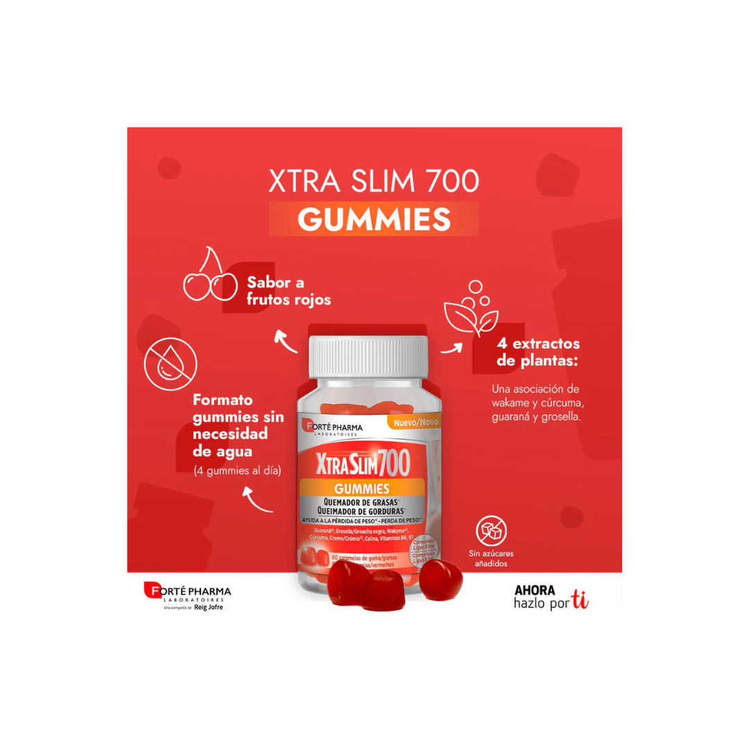 Imagen de XTRASLIM 700 GUMMIES 60 CARAMELOS