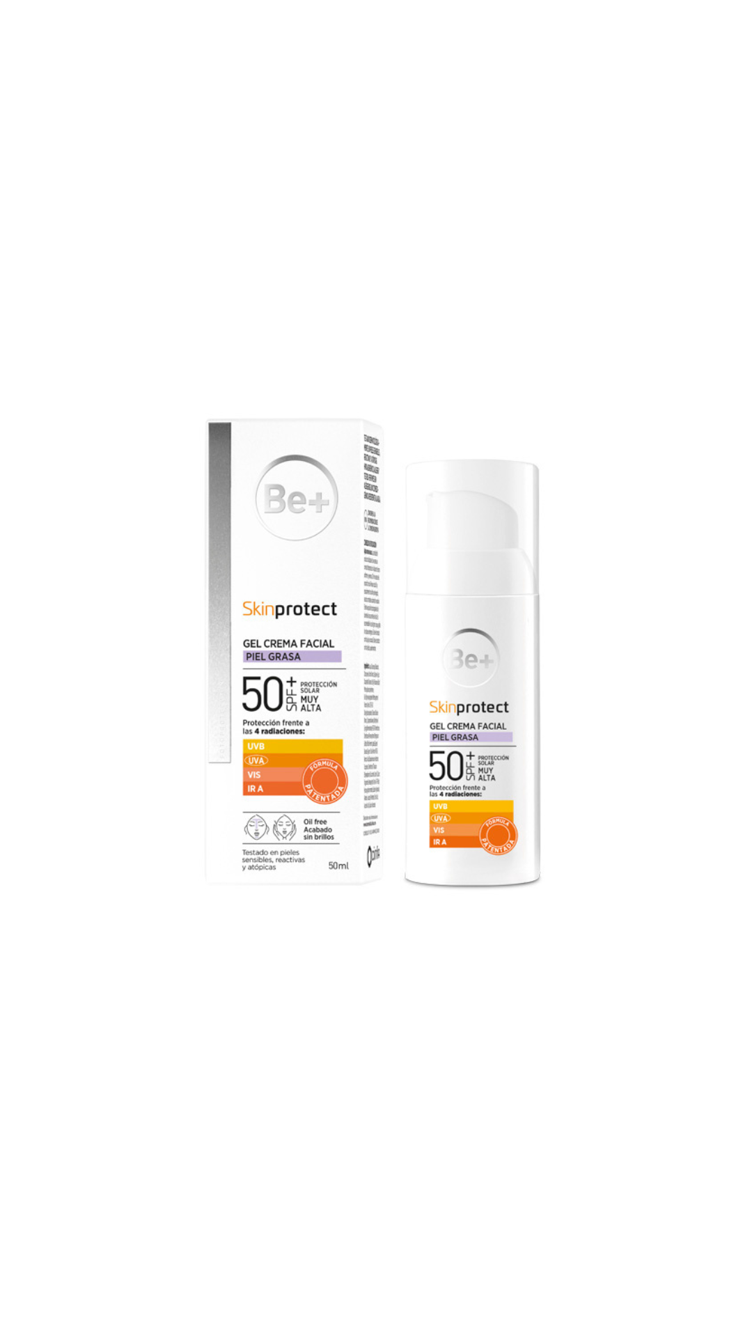 Imagen de BE+SKIN PROTECT PIEL ACNEICA SPF50 50 ML