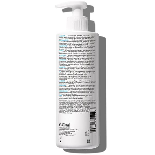 Imagen de LIPIKAR FLUIDO HIDRAT ROCHE POSAY 750 ML