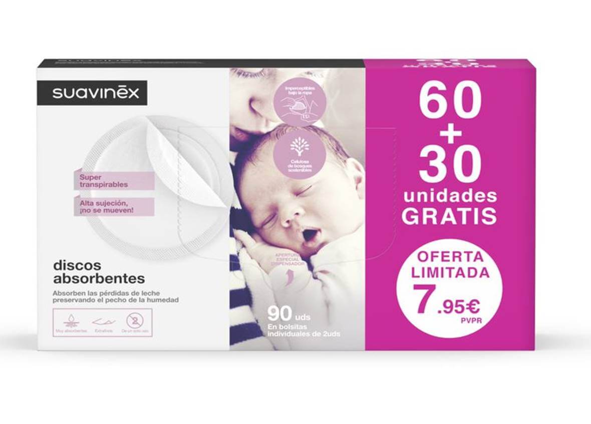 Imagen de OFERTA PROTEGESENOS SUAVINEX 30 + 60