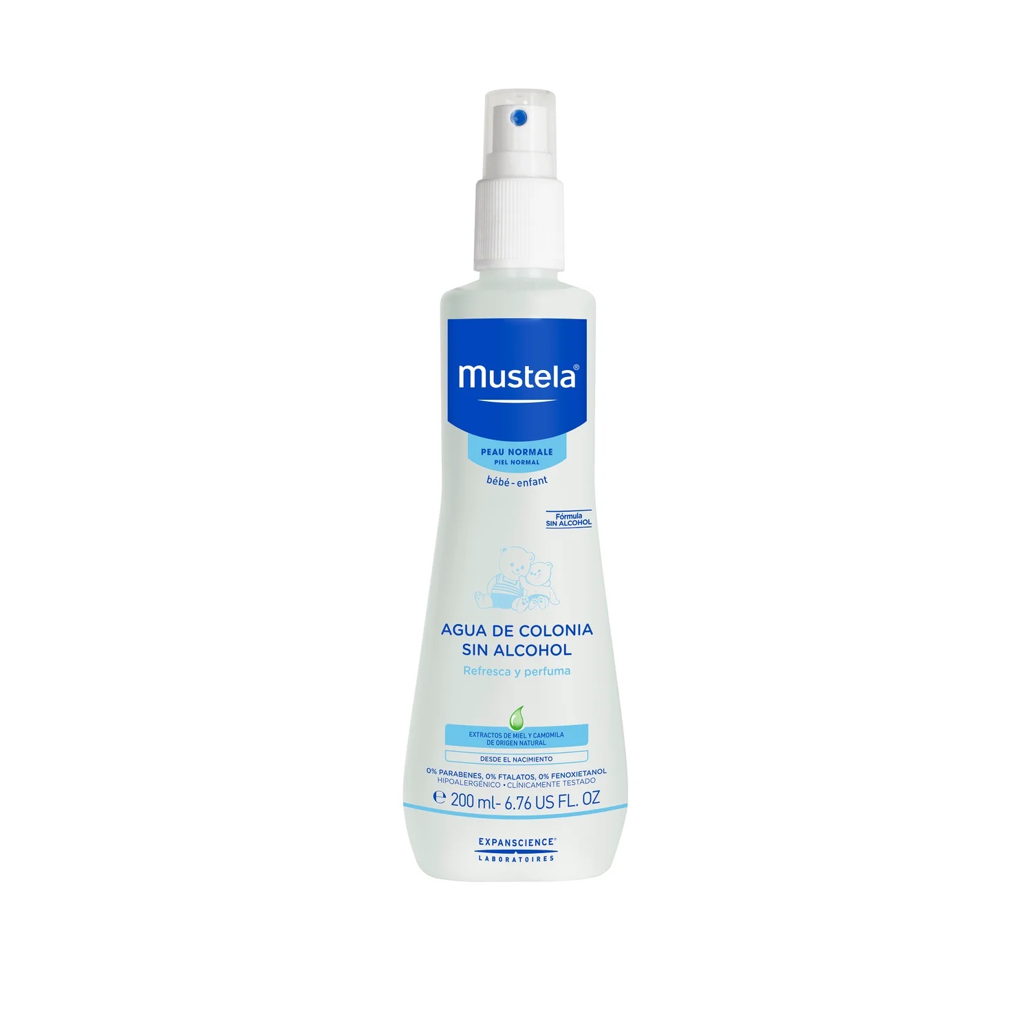 Imagen de MUSTELA AGUA COLONIA SIN ALCOHOL 200 ML