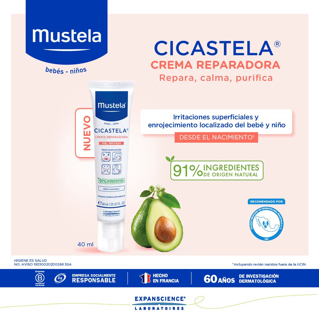 Imagen de MUSTELA CICASTELA CREMA REPARADORA 40ML