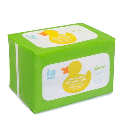 Imagen de INTERAPOTHEK TOALLITAS BEBE ALOE 160 UD