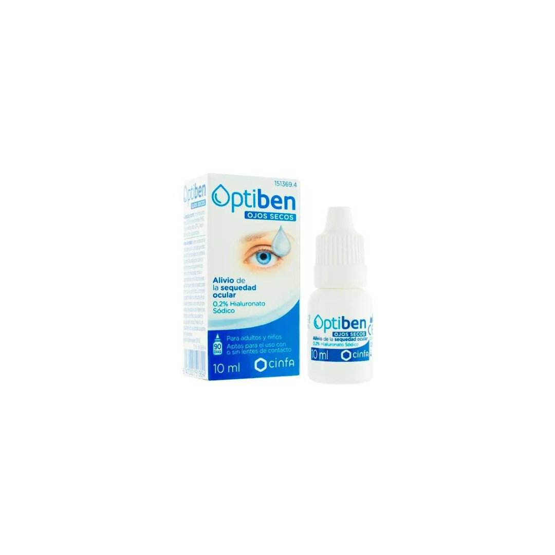 Imagen de OPTIBEN LUBRICANTE OCULAR GOTAS 10 ML