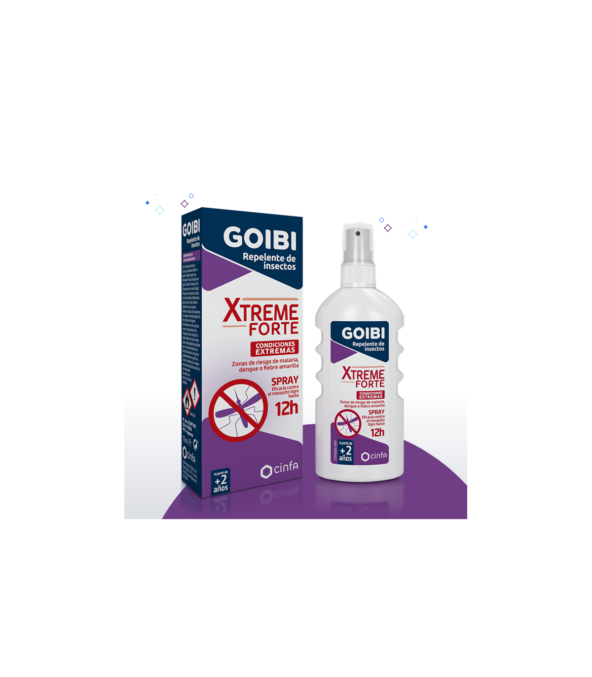 Imagen de GOIBI ANTIMOSQUITOS XTREME SPRAY 75 ML.