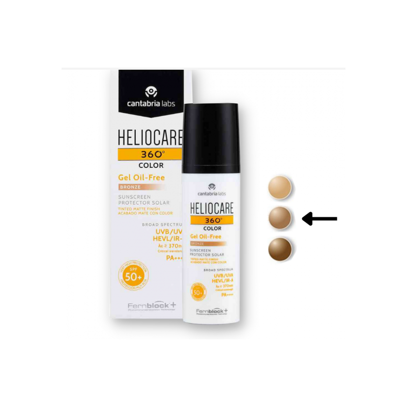 Imagen de HELIOCARE 360¦ COLOR GEL OIL FREE BRONZE