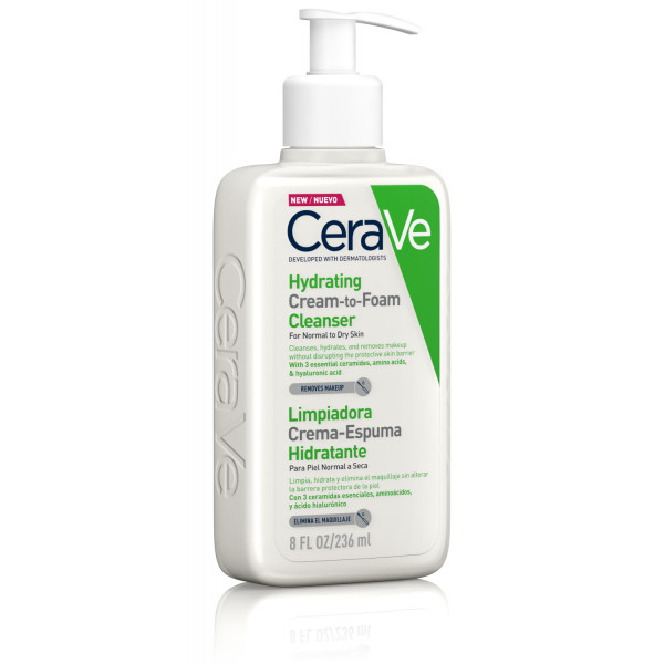 Imagen de CERAVE LIMPIADORA CREMA-ESPUMA HIDRAT.