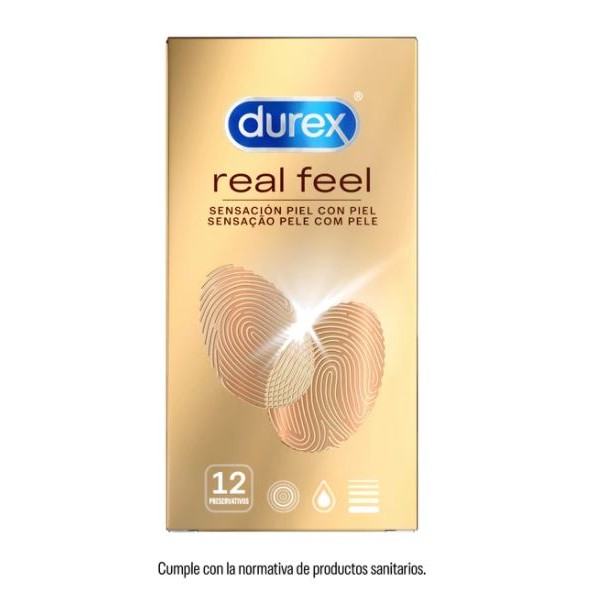 Imagen de DUREX PRESERVA SEN REAL FEEL S/LATEX 12U