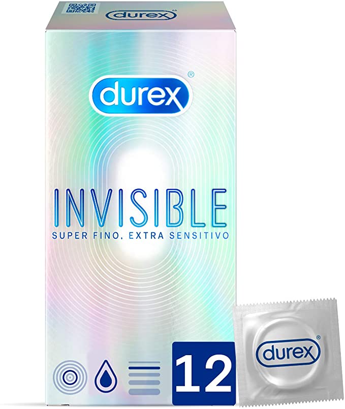 Imagen de DUREX PRESERVA INVISIBLE SENSITIVO 12U