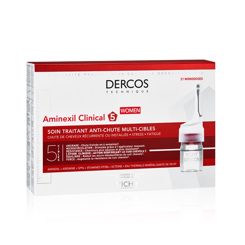 Imagen de DERCOS AMINEXIL XP MUJER 21 AMPOLLAS