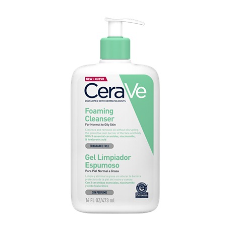 Imagen de CERAVE GEL LIMPIADOR ESPUMOSO 473 ML.